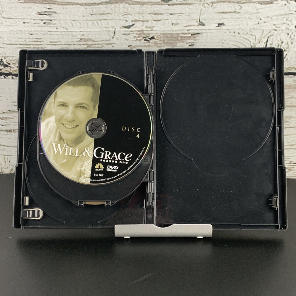 Will & Grace - Season 1 (DVD, 2003, 4-Disc Set) Loaded with Extra‎ Features - Picture 5 of 5